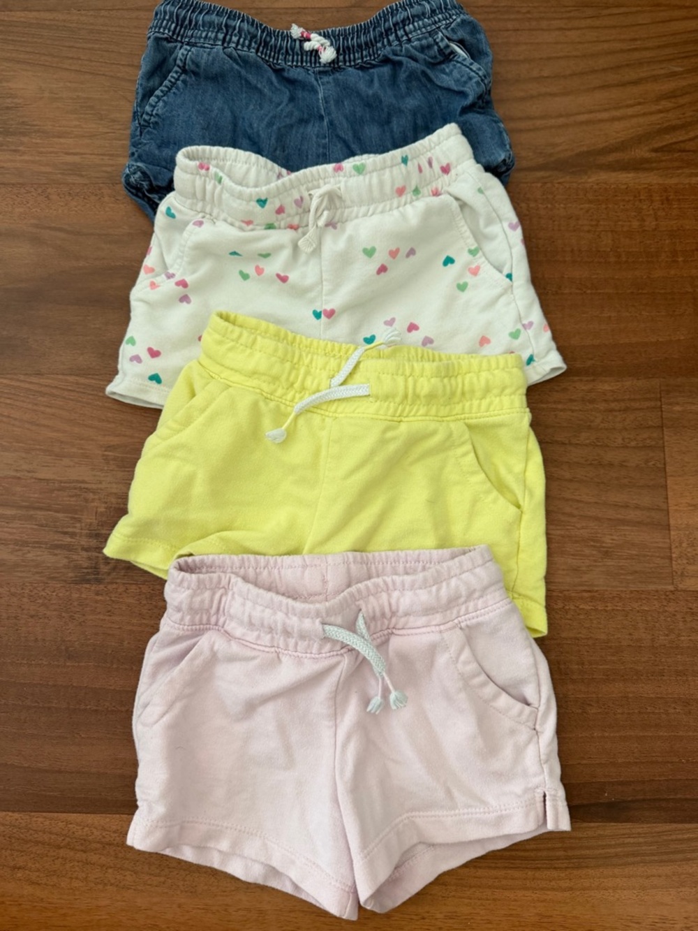 Girls’ shorts lot, size 4t